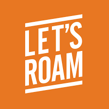 Lets roam logo